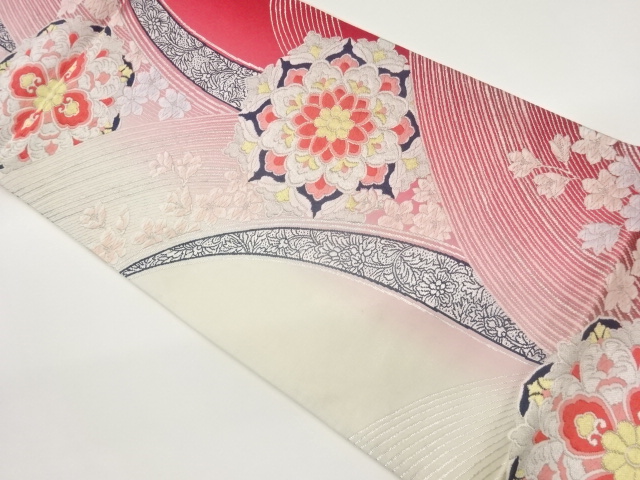 JAPANESE FUKURO OBI / WOVEN FLOWERS